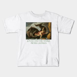 Jonah and the Whale (1621) by Pieter Lastman Kids T-Shirt